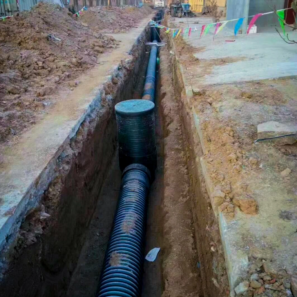 Underground drainage dwc pipes